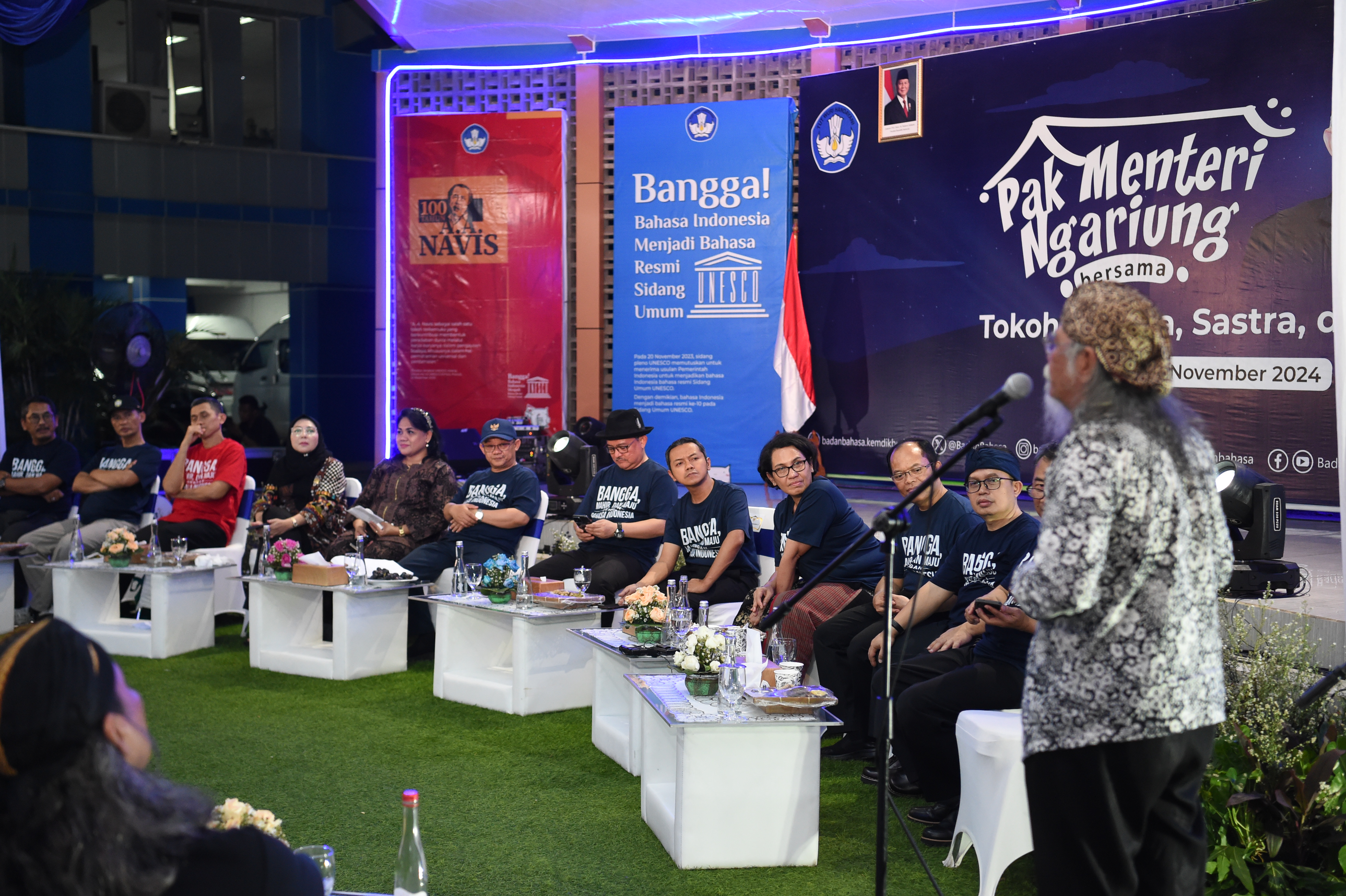 Mendikdasmen Ajak Tokoh Bahasa, Sastrawan, dan Literasi Gaungkan Kedaulatan Bahasa Indonesia