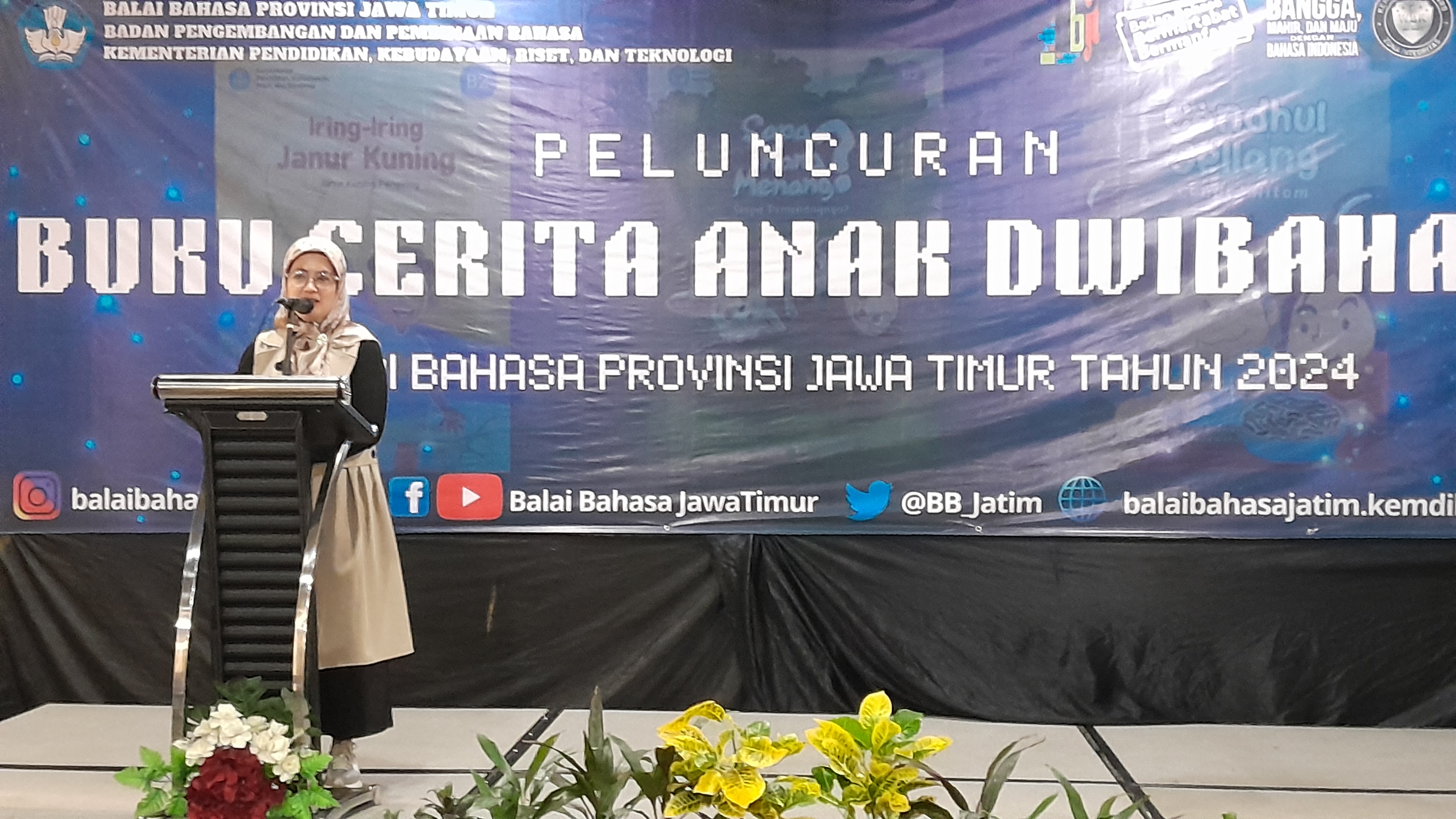 Peluncuran 113 Buku Cerita Anak Dwibahasa di Provinsi Jawa Timur