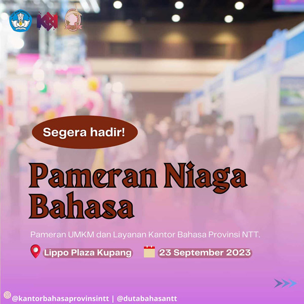 Pameran Niaga Bahasa di Kupang