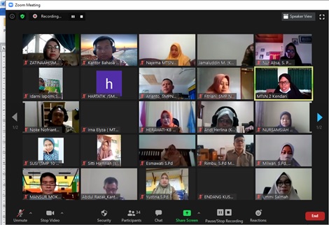 Kantor Bahasa Provinsi Sulawesi Tenggara Menggelar Kegiatan Lokakarya Hasil Pemantauan Lembaga Pemerintah