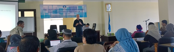 Temu Ilmiah Menelaah Pengajaran Bahasa Indonesia Berbasis Teks