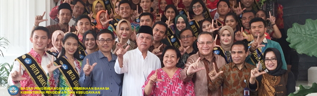 Finalis Duta Bahasa 2017 Beraudiensi dengan Wantimpres