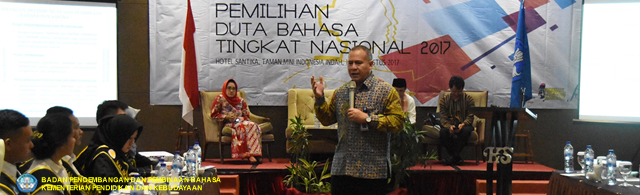 Duta Bahasa 2017: Bahasa Negara Kuat, Generasi Pancasila Hebat untuk Bersaing Secara Global