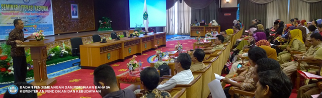 Kantor Bahasa Kaltim Gelar Seminar Literasi Nasional
