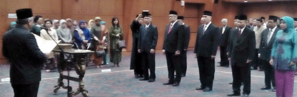 Mendikbud Melantik Pejabat Eselon II