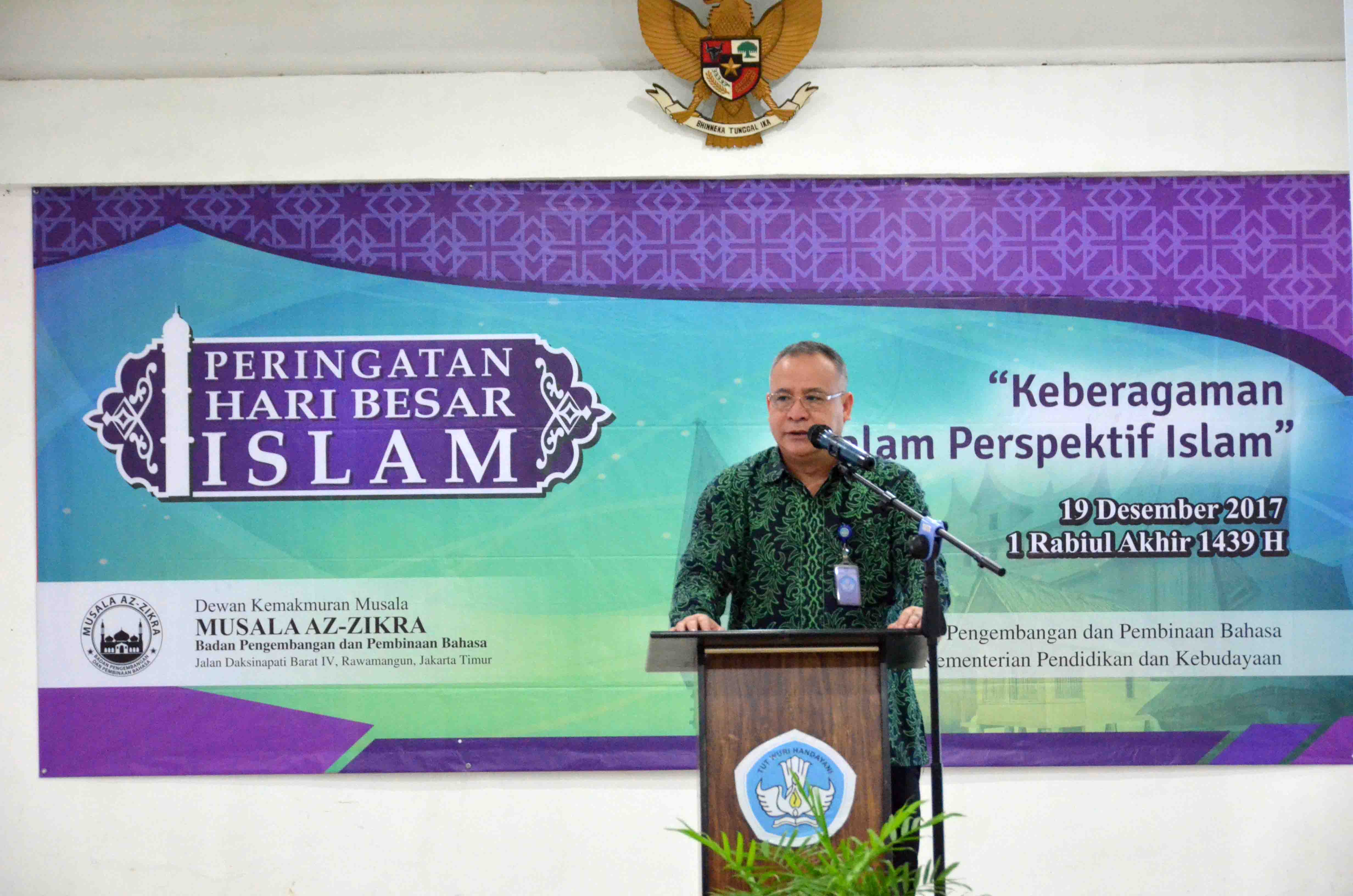 Badan Bahasa Peringati Maulid Nabi Muhammad Saw. 1439 Hijriah