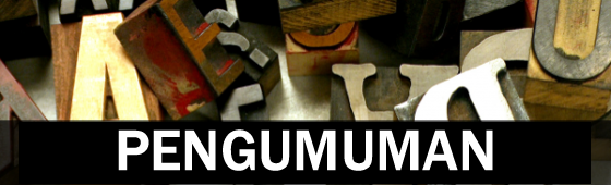 Pengumuman Hasil Seleksi Peserta Seminar Leksikografi Indonesia 2017