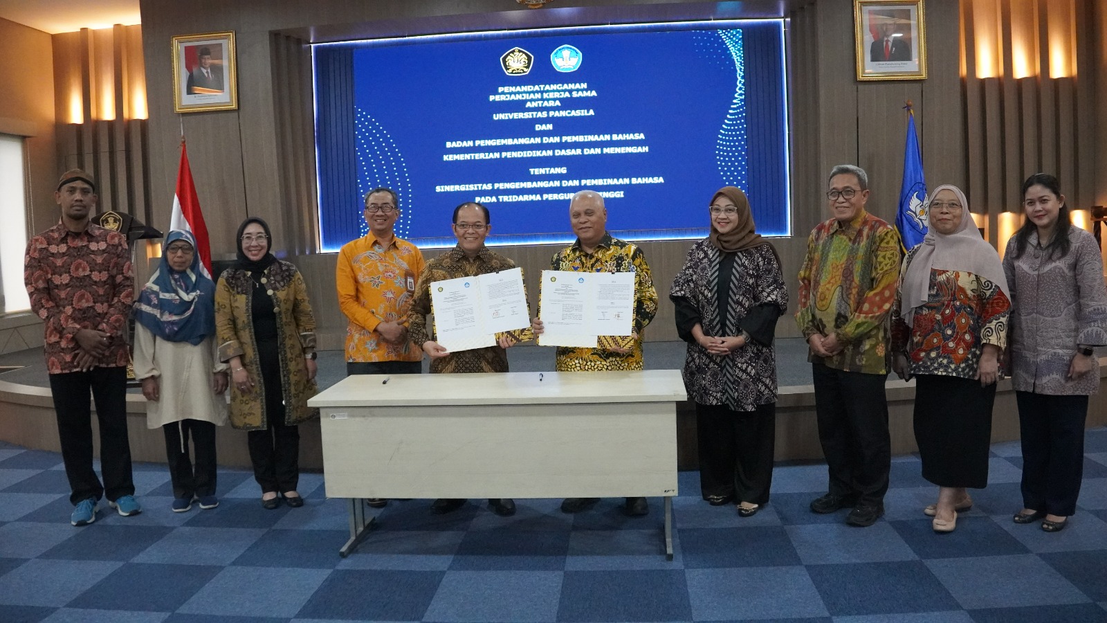 Badan Bahasa dan Universitas Pancasila Jalin Kerja Sama Kebahasaan dan Kesastraan