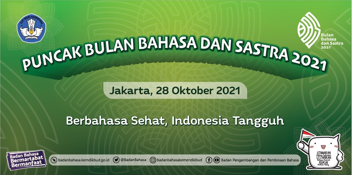 Puncak Bulan Bahasa dan Sastra 2021