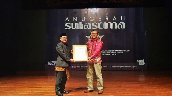 Balai Bahasa Jawa Timur Gelar Anugerah Sutasoma Tahun 2022
