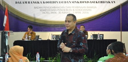 Badan Bahasa Selenggarakan Rapat Koordinasi dan Sinkronisasi Kebijakan