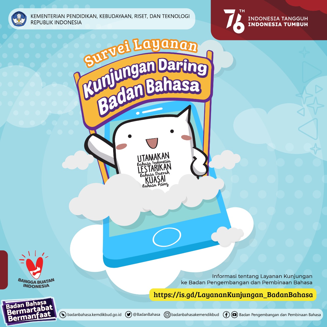 Survei Layanan Kunjungan Daring Badan Bahasa