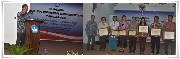 Badan Bahasa Menggelar Puncak Bulan Bahasa dan Sastra 2012