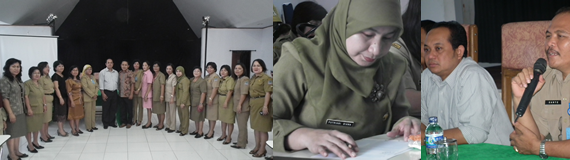 Badan Bahasa Melakukan Sosialisasi Uji Kemahiran Berbahasa Indonesia (UKBI) di Dinas Pendidikan Kota Manado