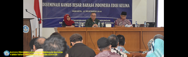 Badan Bahasa Gelar Diseminasi KBBI V