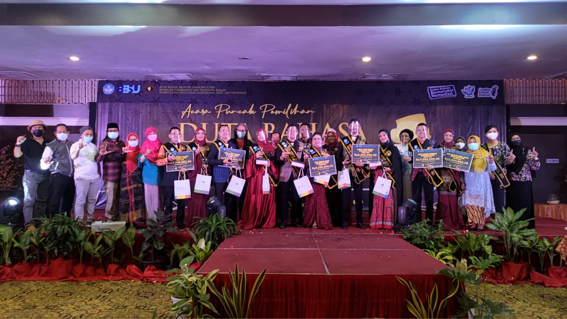 Penobatan Duta Bahasa Sumatra Utara: Rupawan karena Bahasa