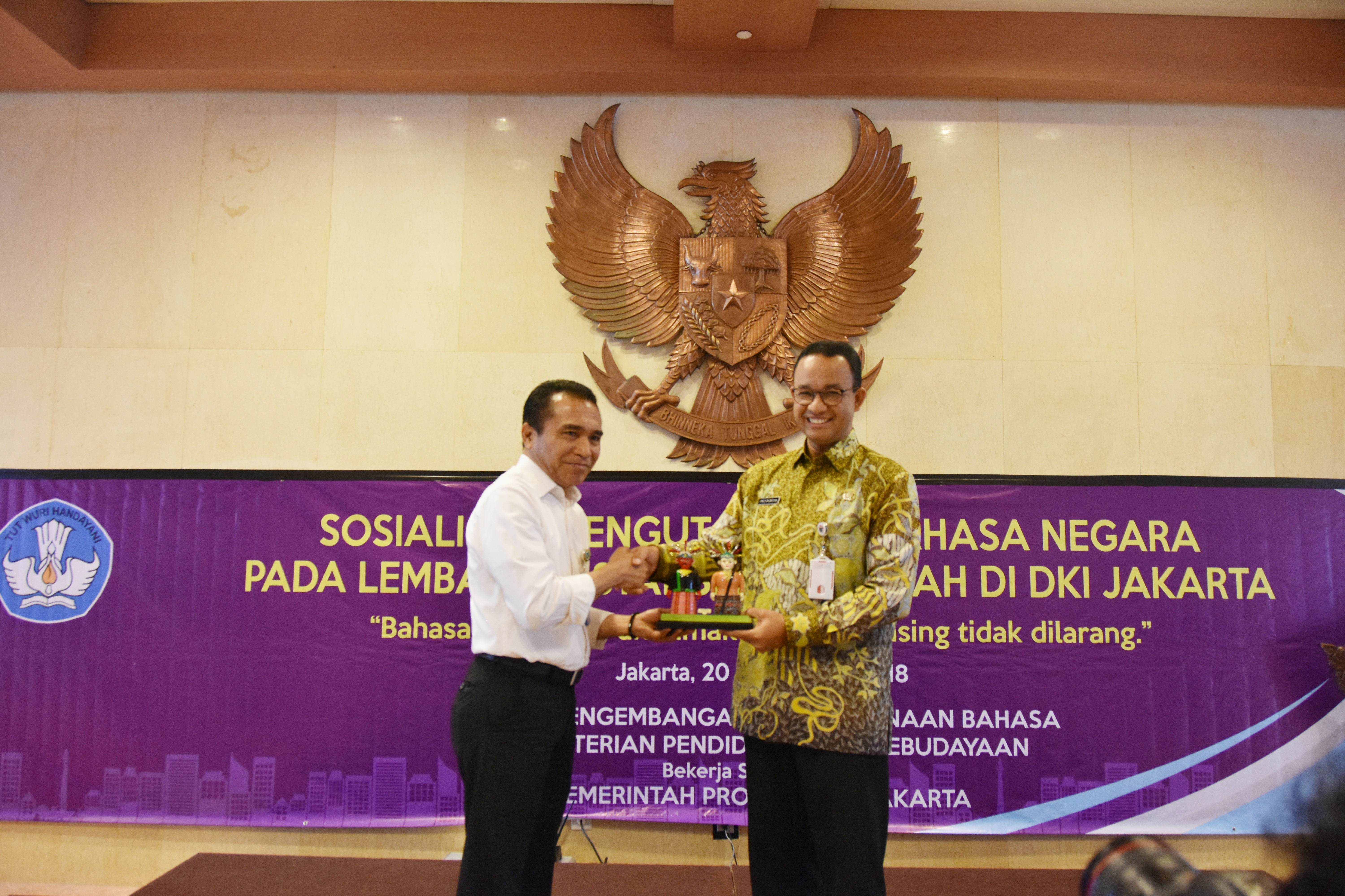 Sosialisasi Penggunaan Bahasa Negara di Lingkungan Pemerintah DKI Jakarta