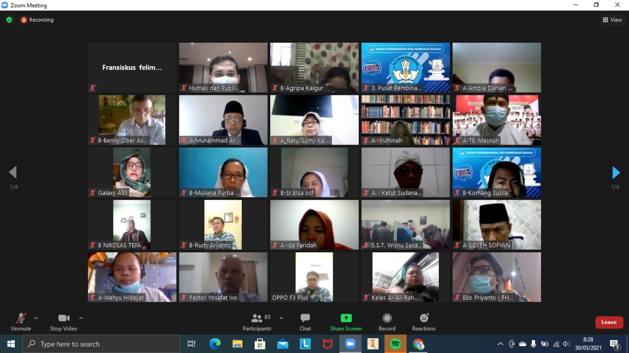 Peningkatan Keterampilan Bahasa Indonesia bagi Pemuka Agama