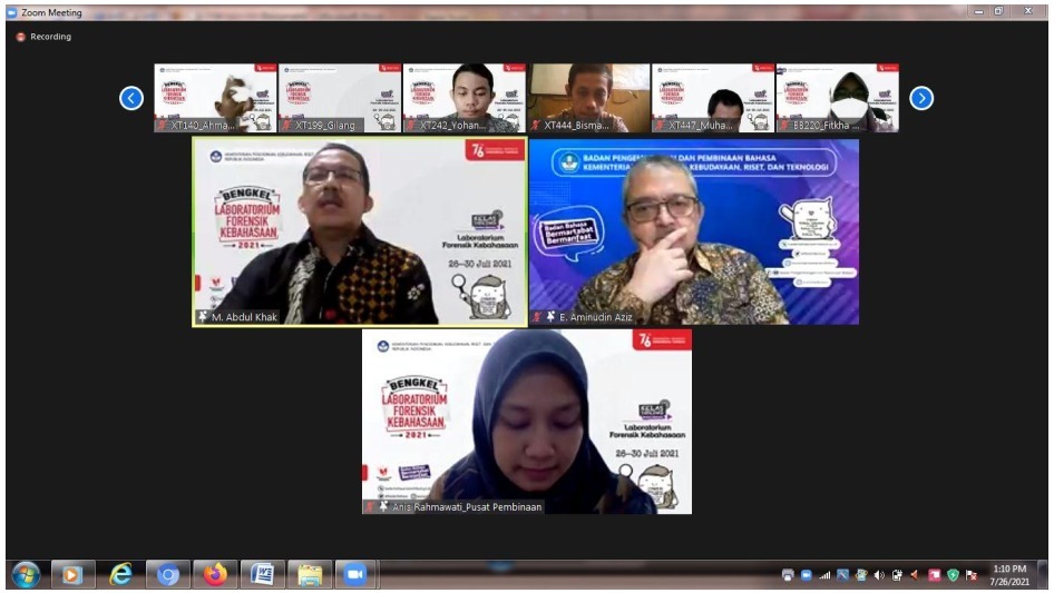 Bengkel Forensik Kebahasaan