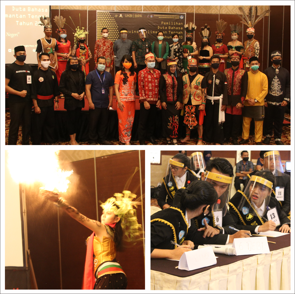 Unjuk Bakat dan Kemampuan Finalis Duta Bahasa Provinsi Kalimantan Tengah