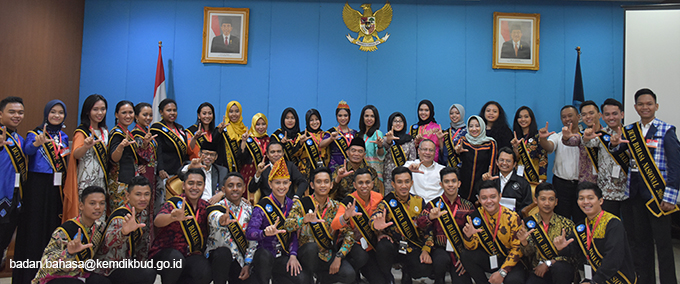 Mendikbud : Duta Bahasa Harus Punya Mimpi Besar