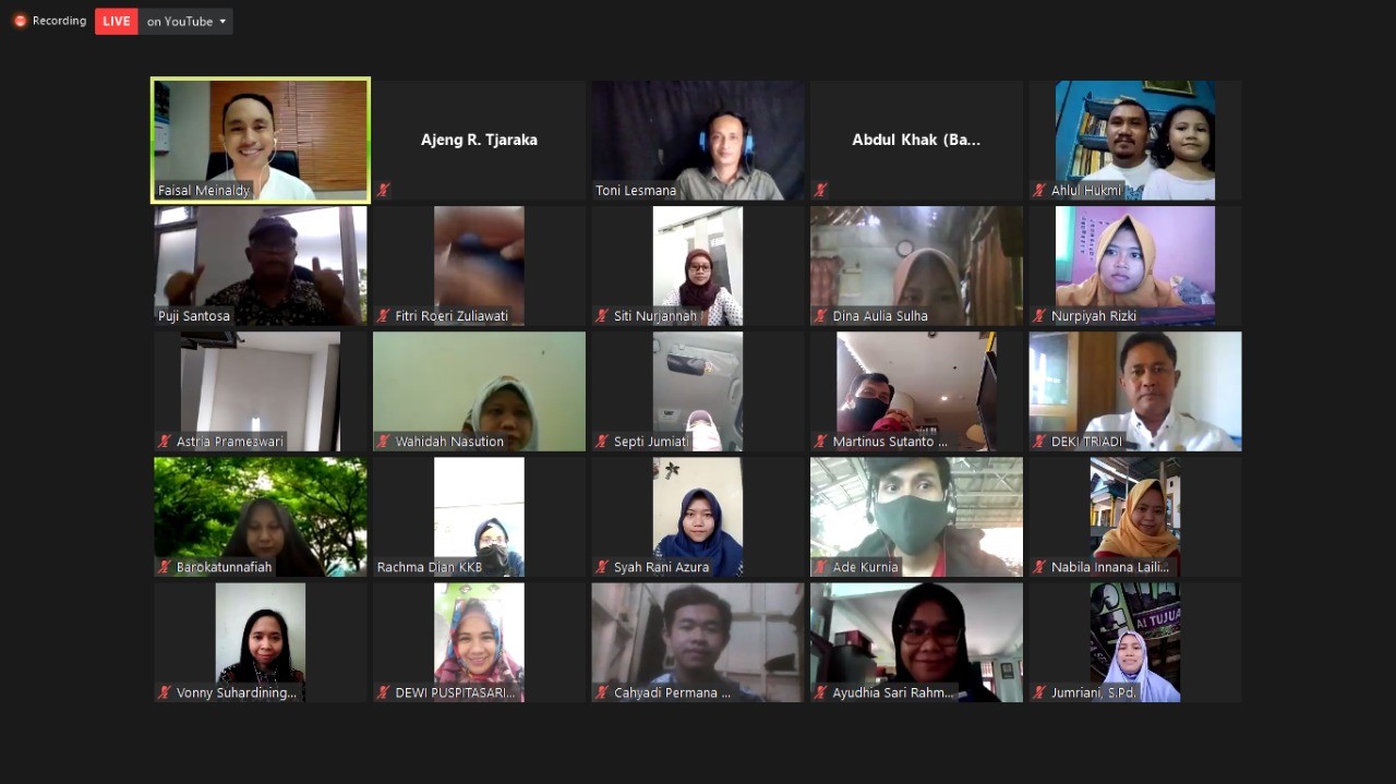 Bincang Sastra Bersama Sastrawan Daerah 3T Edisi IV: Apresiasi Puisi dan Cerpen