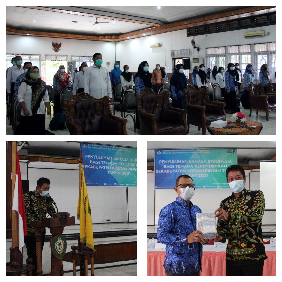 Penyuluhan Bahasa Indonesia bagi Tenaga Pendidik di Kabupaten Kotawaringin Timur Tahun 2021