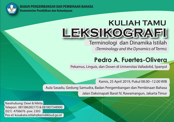 Kuliah Tamu Leksikografi 2019