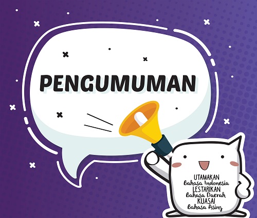 Pengumuman Hasil Seleksi Makalah Kongres Bahasa Indonesia XII Tahun 2023