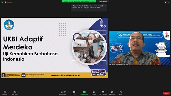 Sosialisasi UKBI kepada Atase Pendidikan dan Kebudayaan